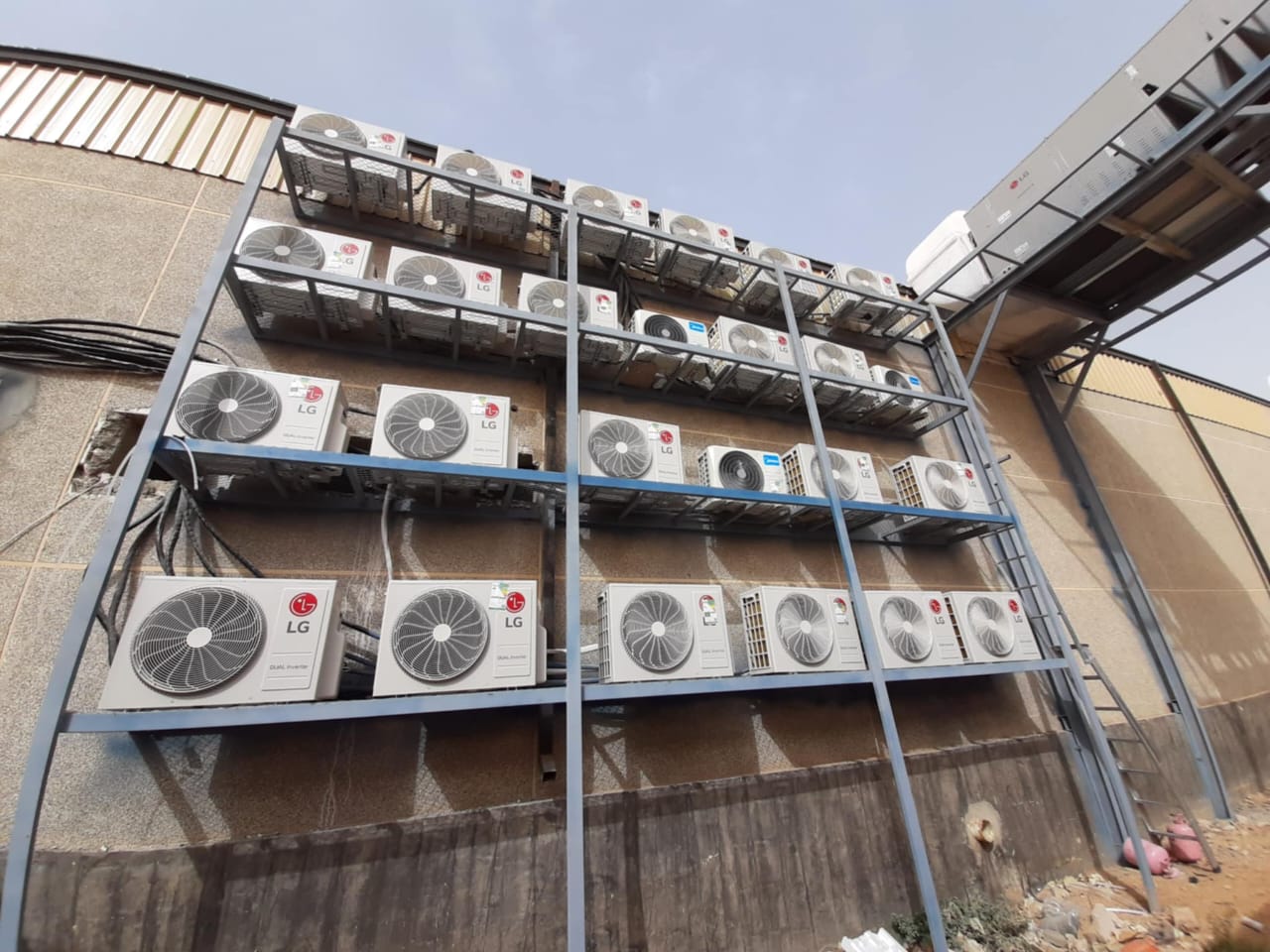 خدمة معالجة التنسيم بالمكيف